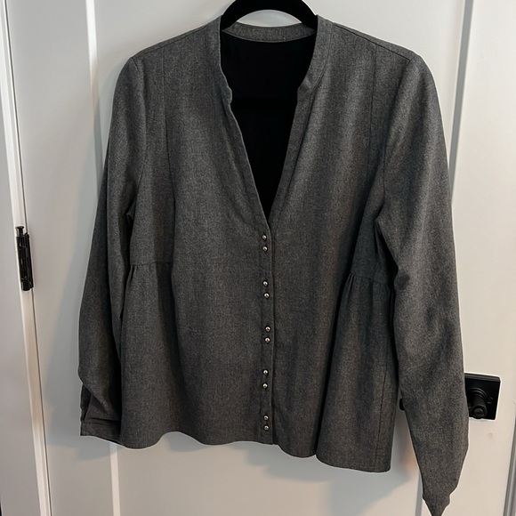 Sezane Gray “Sixtine” Blouse - medium - Picture 3 of 12